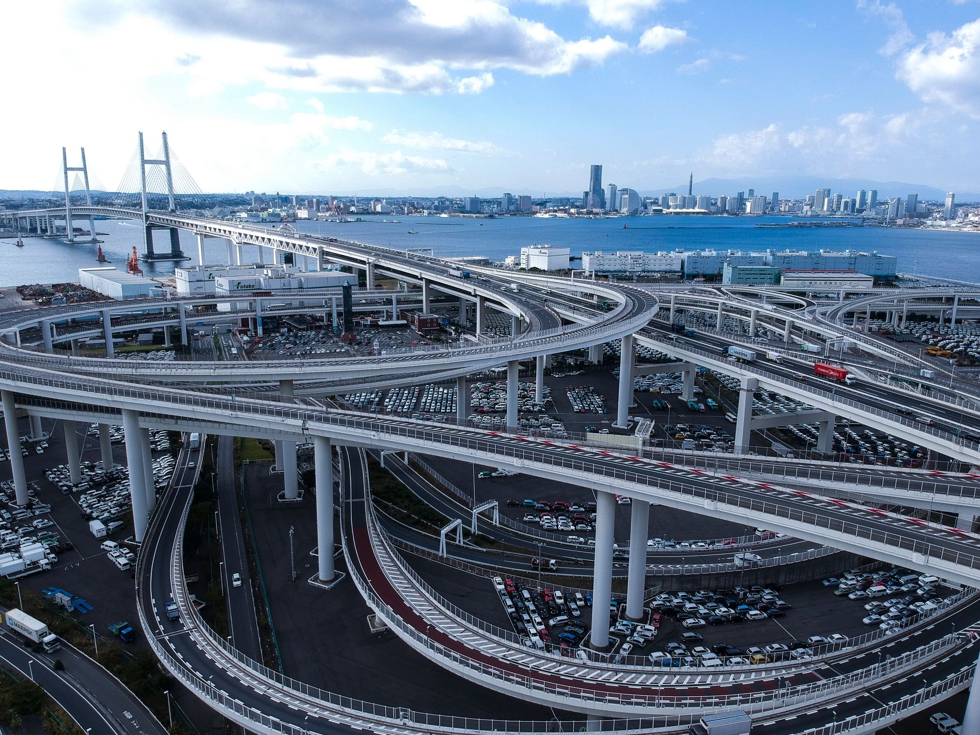 Japanese auto repair shop exterior